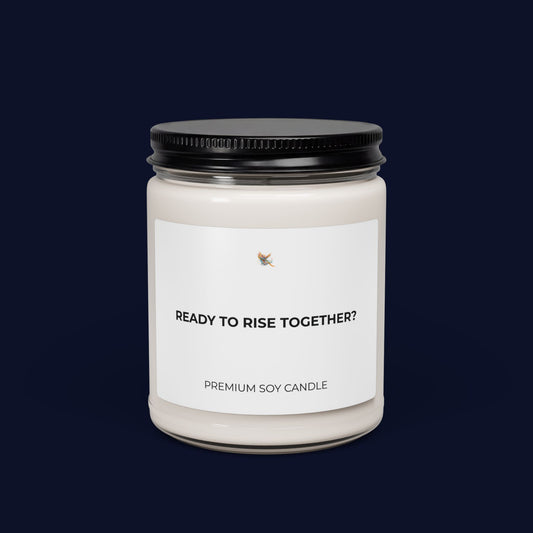 Rosco "Ready to Rise" Luxury Scented Candle | Hand-Poured Soy Wax