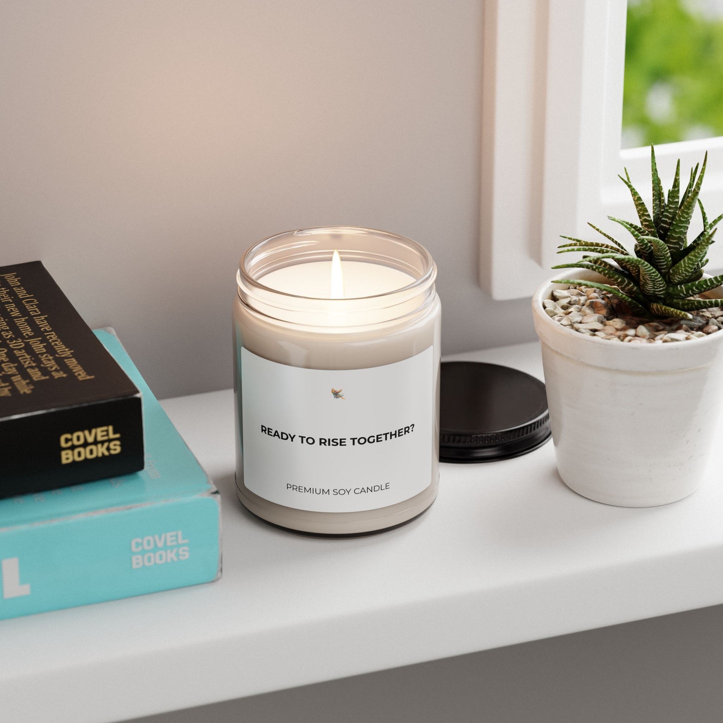 Rosco "Ready to Rise" Luxury Scented Candle | Hand-Poured Soy Wax