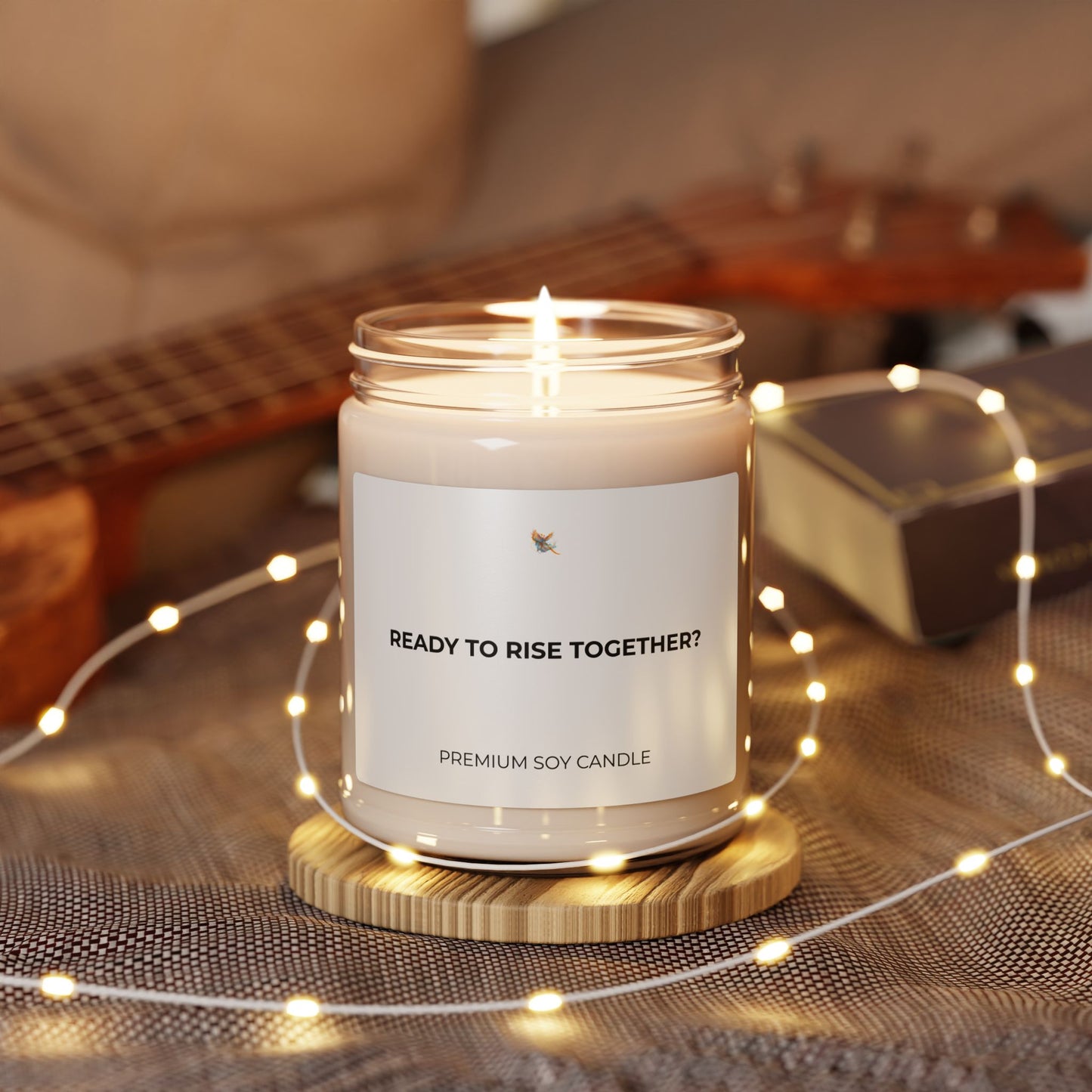 Rosco "Ready to Rise" Luxury Scented Candle | Hand-Poured Soy Wax